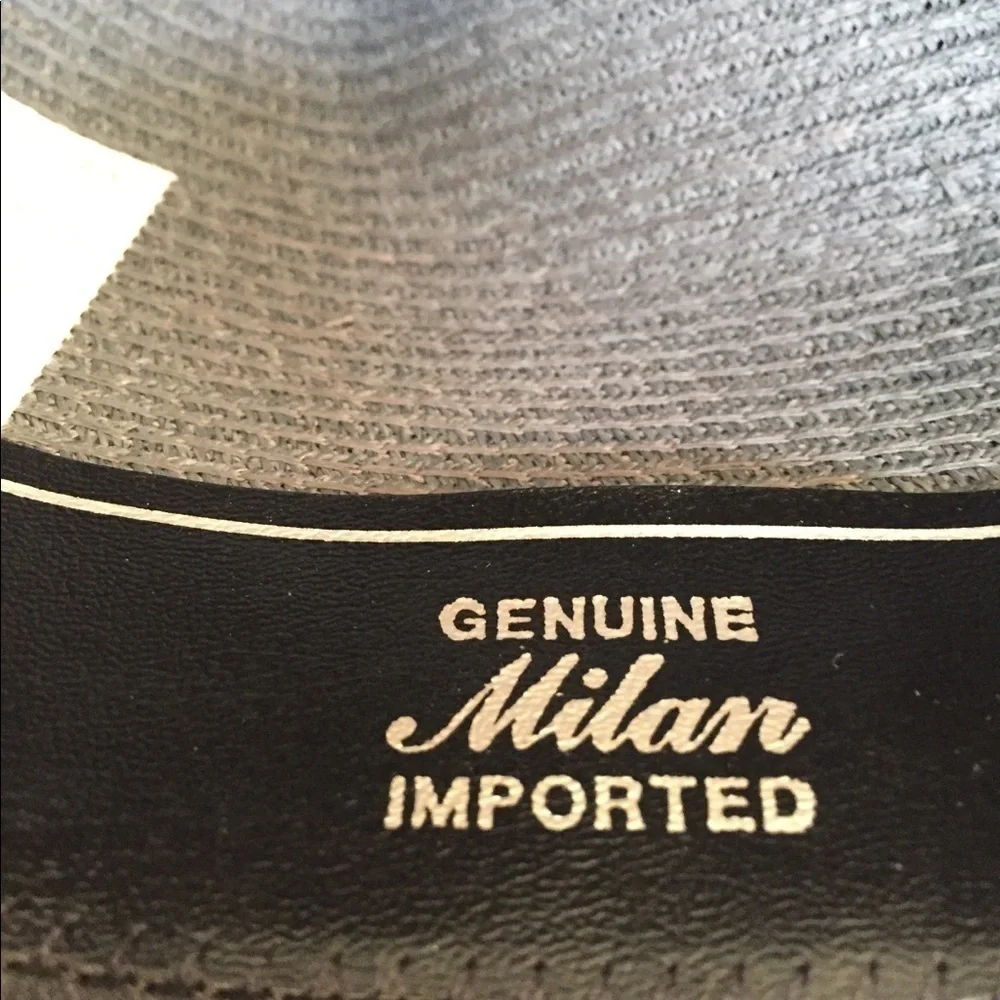 Vintage Fedora Hat Genuine Milan New Old Stock